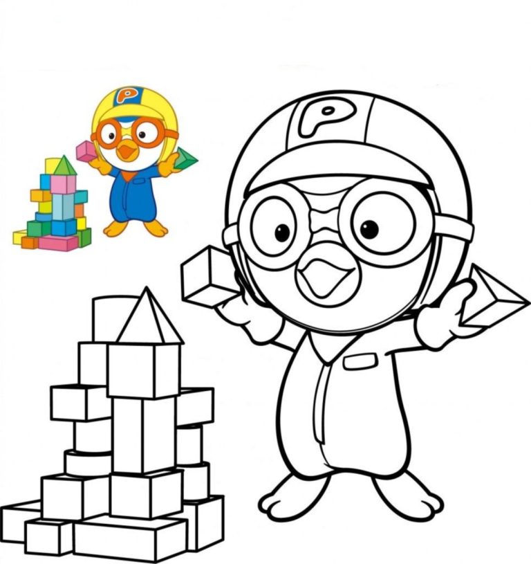 Pororo Coloring Pages Printable