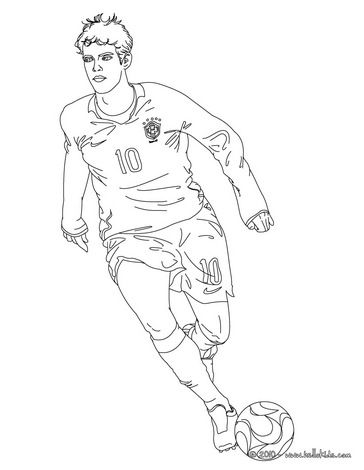 Ronaldo And Messi Colouring Pages