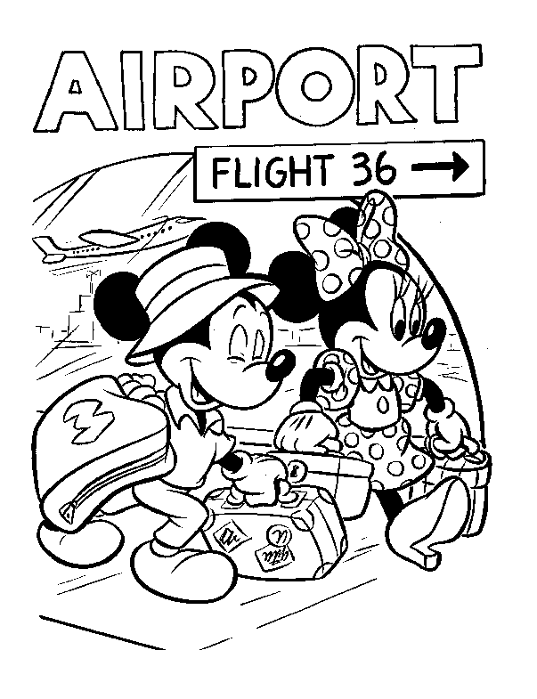 Walt Disney World Coloring Pages