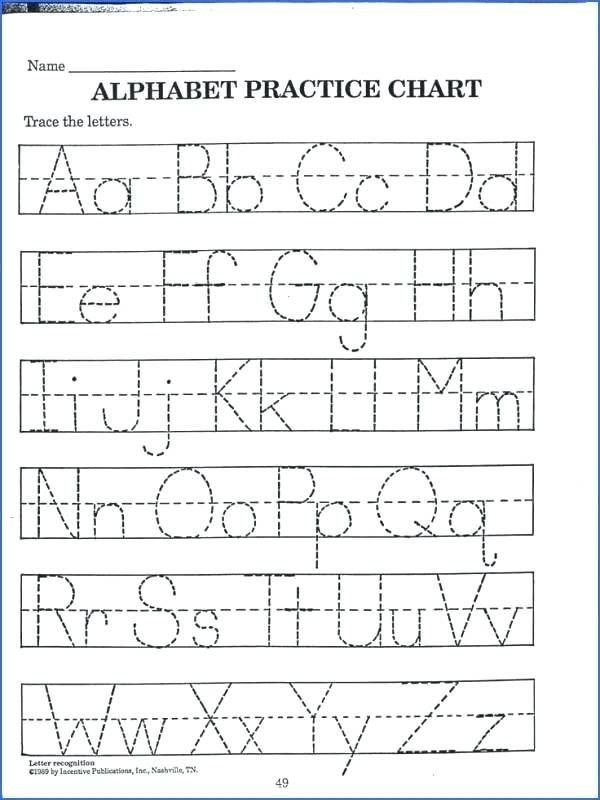 Learning Alphabet Worksheets For 3 Year Olds