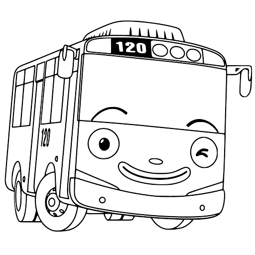 Tayo Coloring Pages Pdf