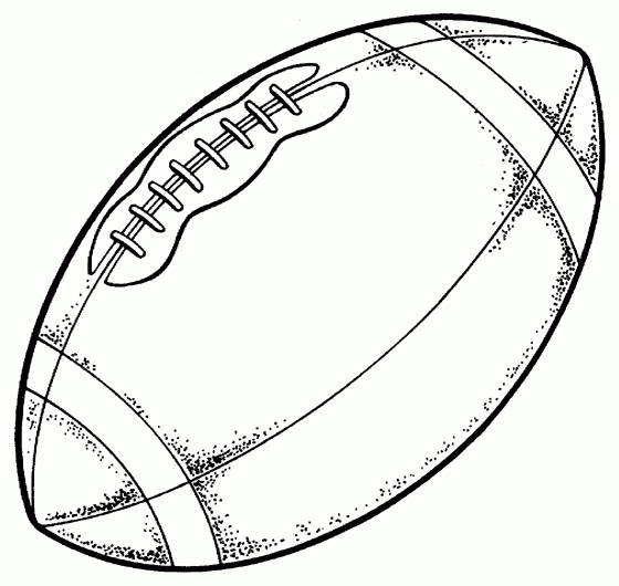 Football Coloring Picture