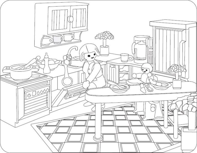 Playmobil Coloring Pages Printable