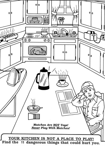 Fire Safety Coloring Pages To Print