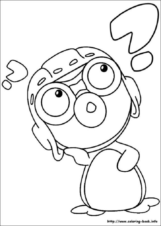 Crong Pororo Coloring Pages