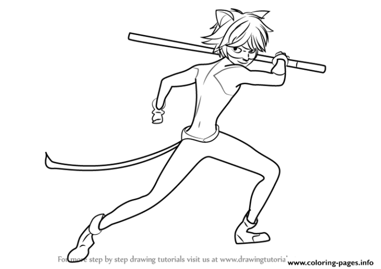 Adrian Miraculous Ladybug Colouring Pages