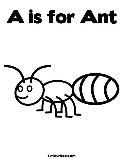 Ant Coloring Pictures