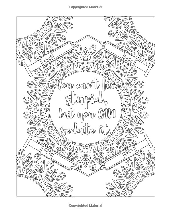 Nurse Coloring Pages For Adults