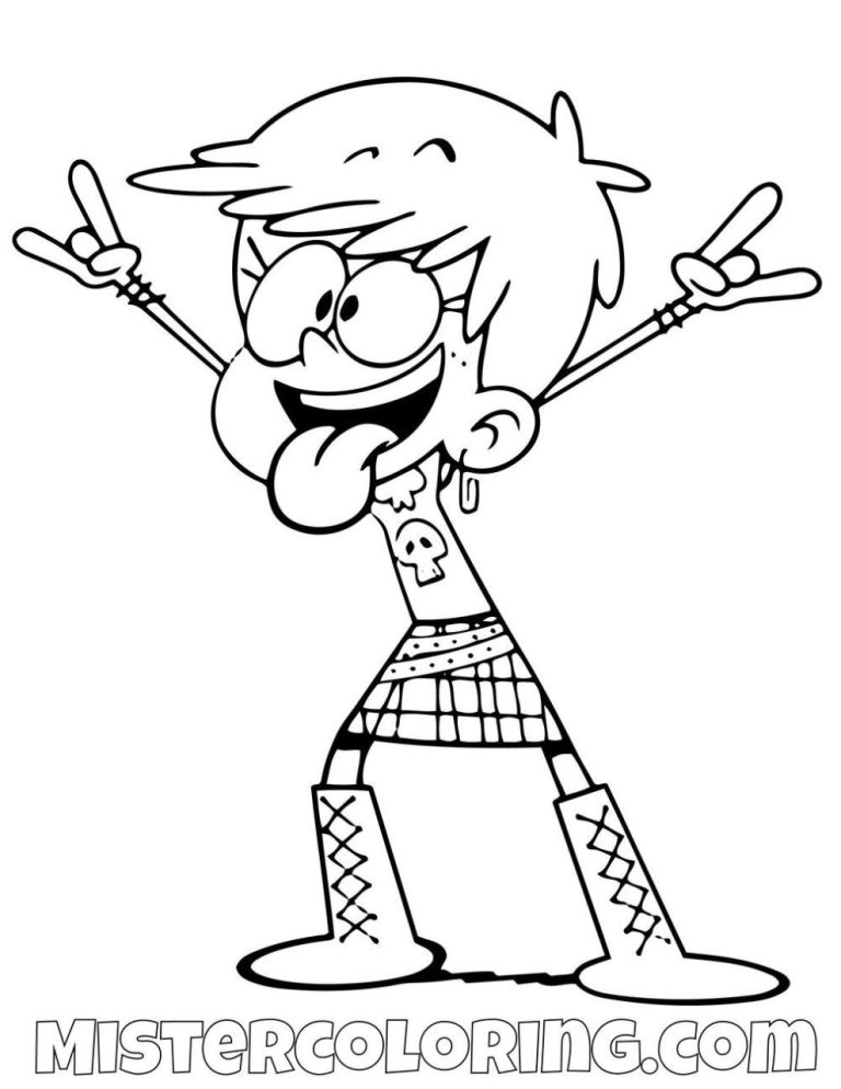 The Loud House Characters Coloring Pages