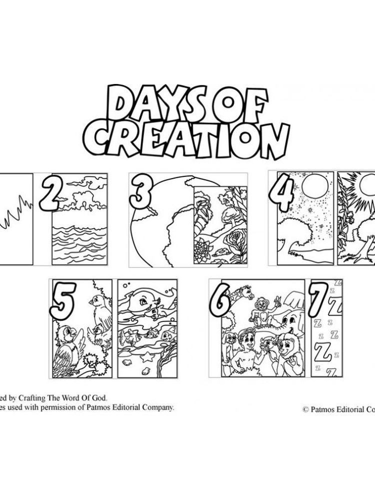 Free Printable Bible Coloring Pages Creation