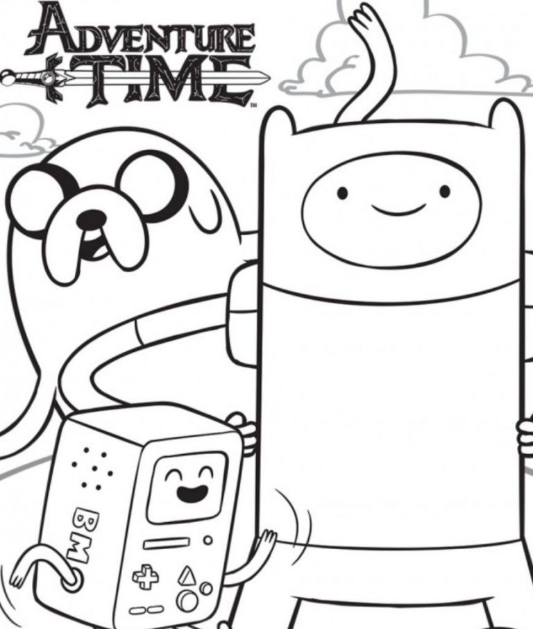Adventure Time Cartoon Network Coloring Pages