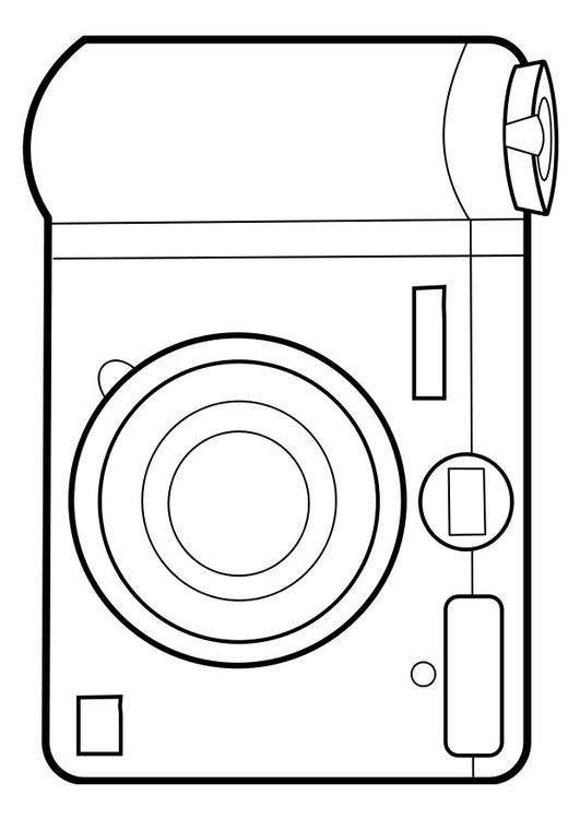 Simple Camera Coloring Pages