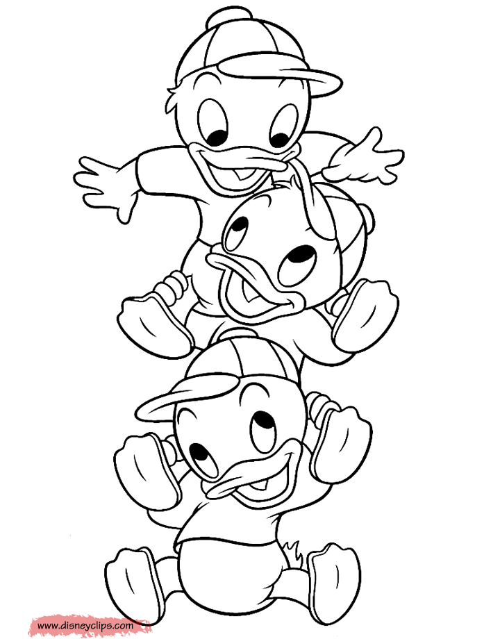 Disney Ducktales Coloring Pages