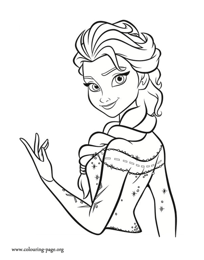 Free Printable Queen Elsa Elsa Coloring Pages