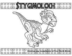 Cute Carnotaurus Coloring Page