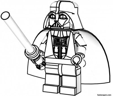 Lego Stormtrooper Coloring Page