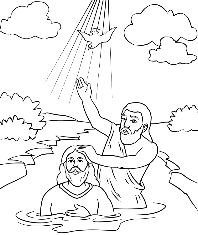 John The Baptist Coloring Pages For Preschoolers