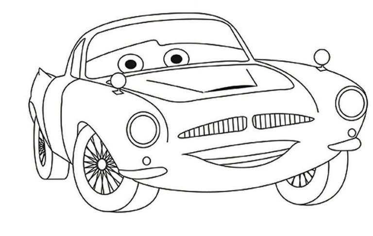 Holley Shiftwell Cars 2 Coloring Pages