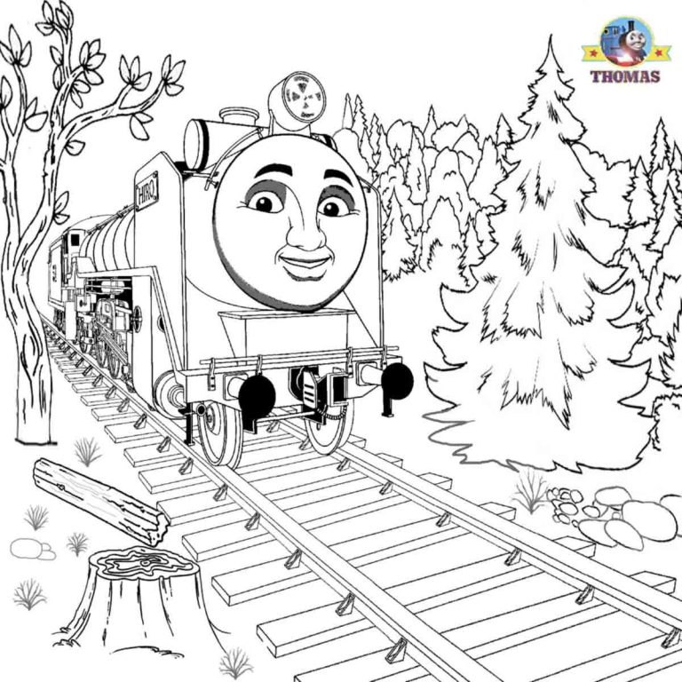 Thomas The Tank Engine And Friends Colouring Pages