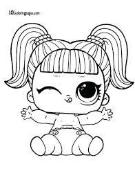 Lol Little Sister Coloring Pages Printable