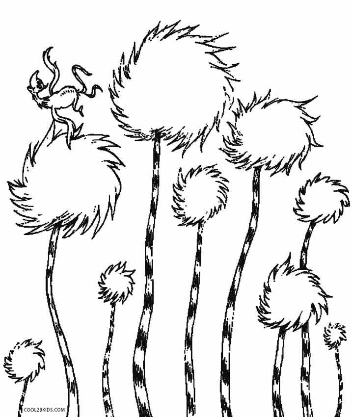 Coloring Sheet The Lorax Coloring Pages