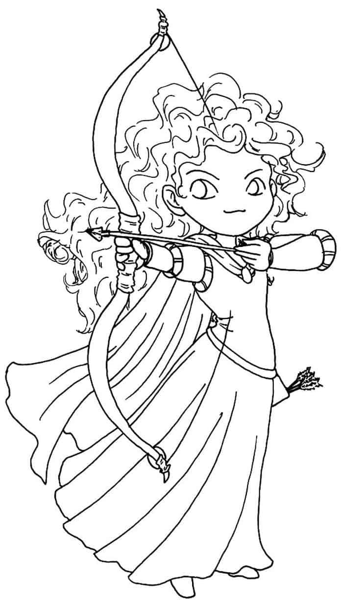 Baby Brave Coloring Pages