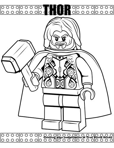 Lego Marvel Coloring Pages Pdf