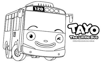 Tayo Coloring Pages Printable