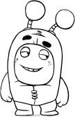 Oddbods Coloring Pages Zee