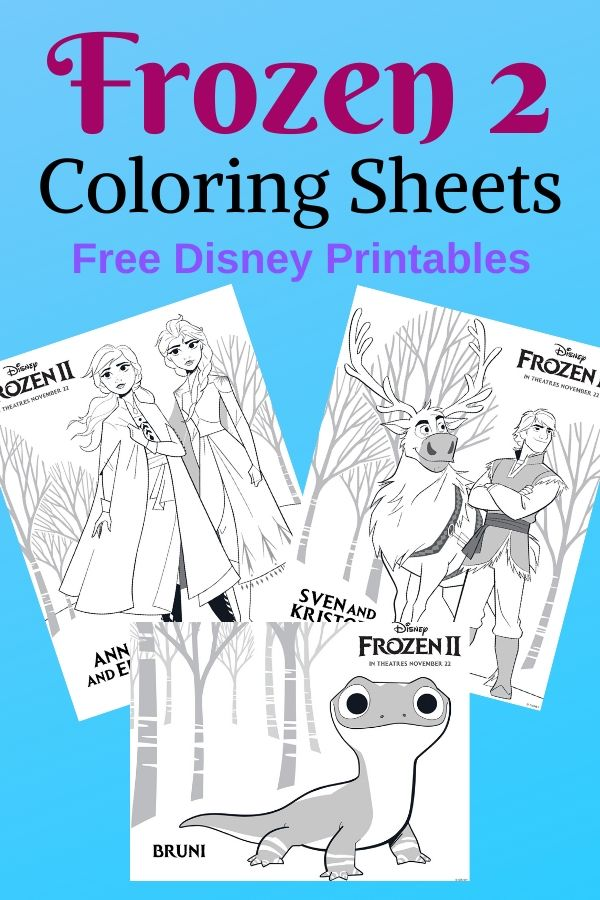 Princess 2 Year Old Frozen 2 Coloring Pages