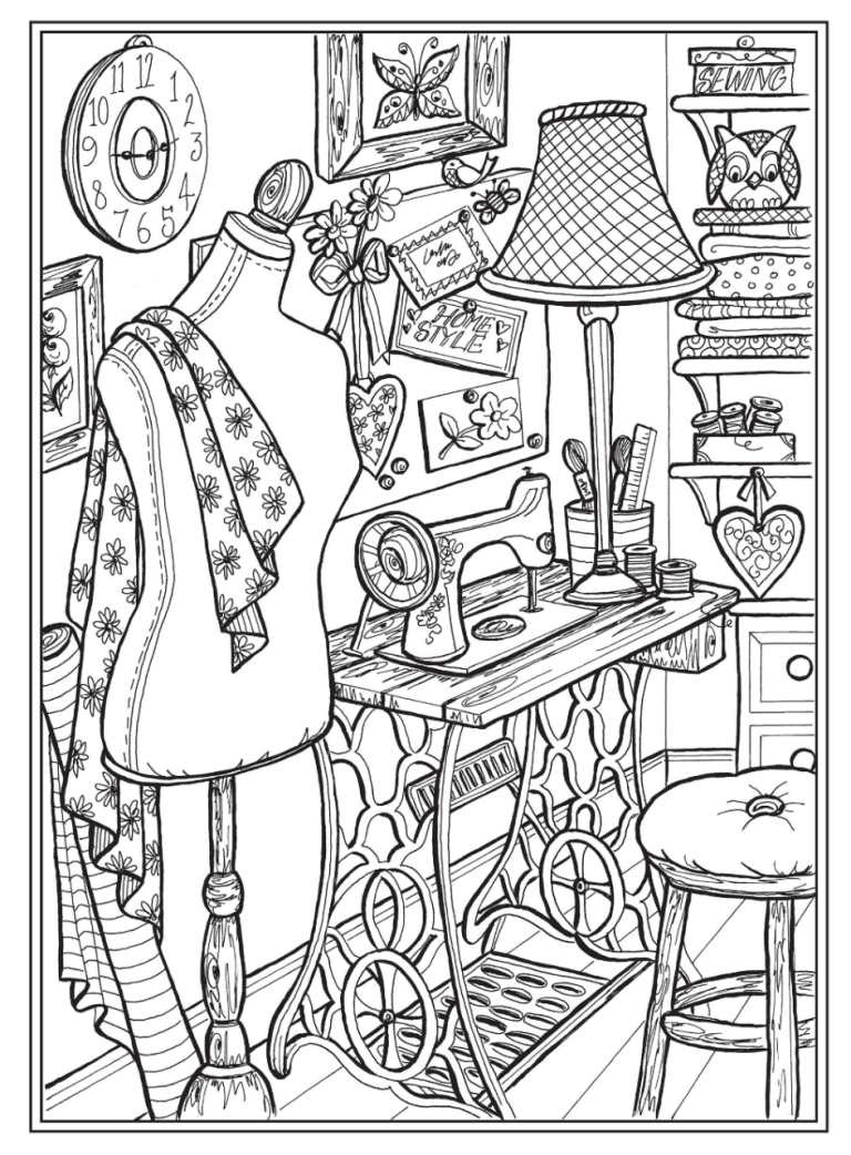 Home Sweet Home Coloring Pages