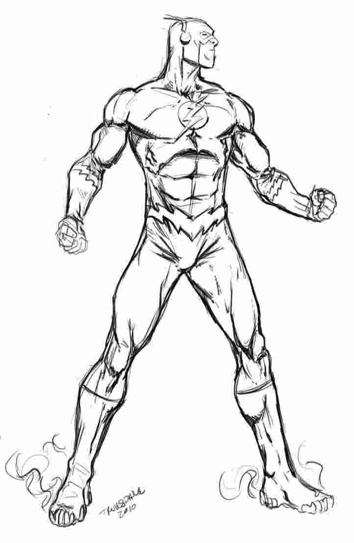 Flash Dc Coloring Pages