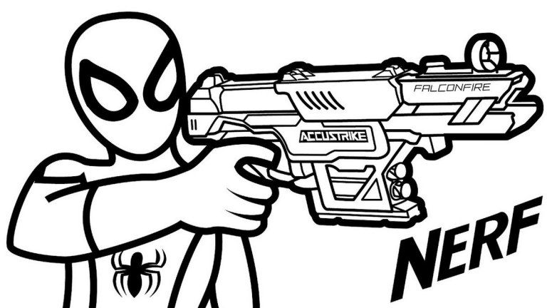 Printable Nerf Coloring Pages