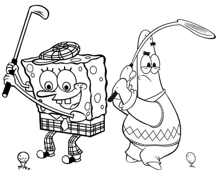 Free Golf Coloring Pages
