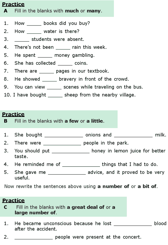 English Work Sheets For Grade 4