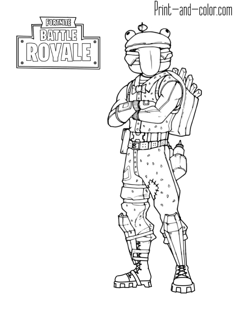 Fortnite Coloring Pages Free Printable