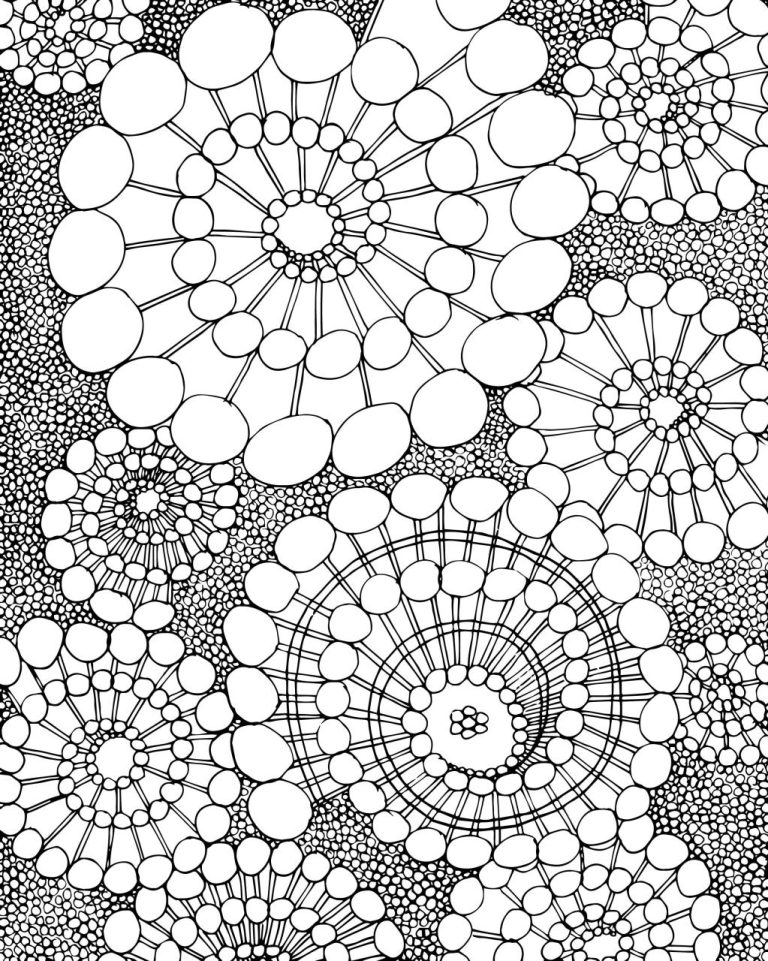 Dot Coloring Pages For Adults