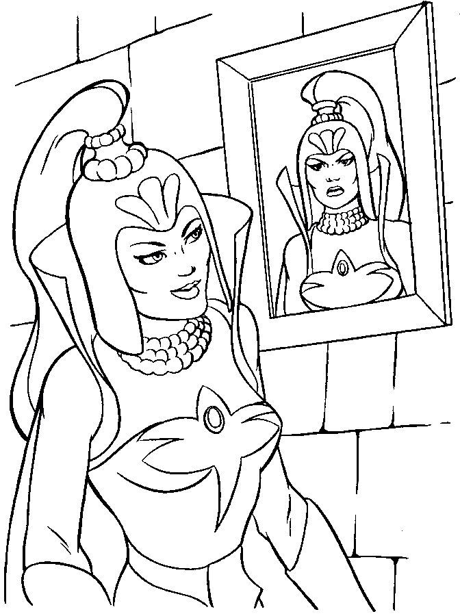 She Ra Coloring Pages Bow