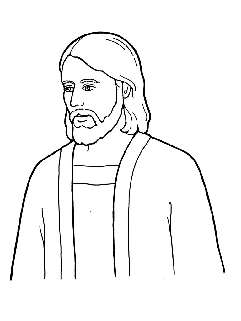 Printable Jesus Christ Coloring Pages