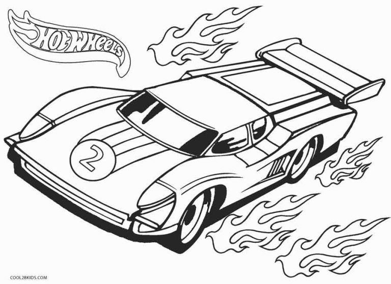 Hot Wheels Coloring Pictures