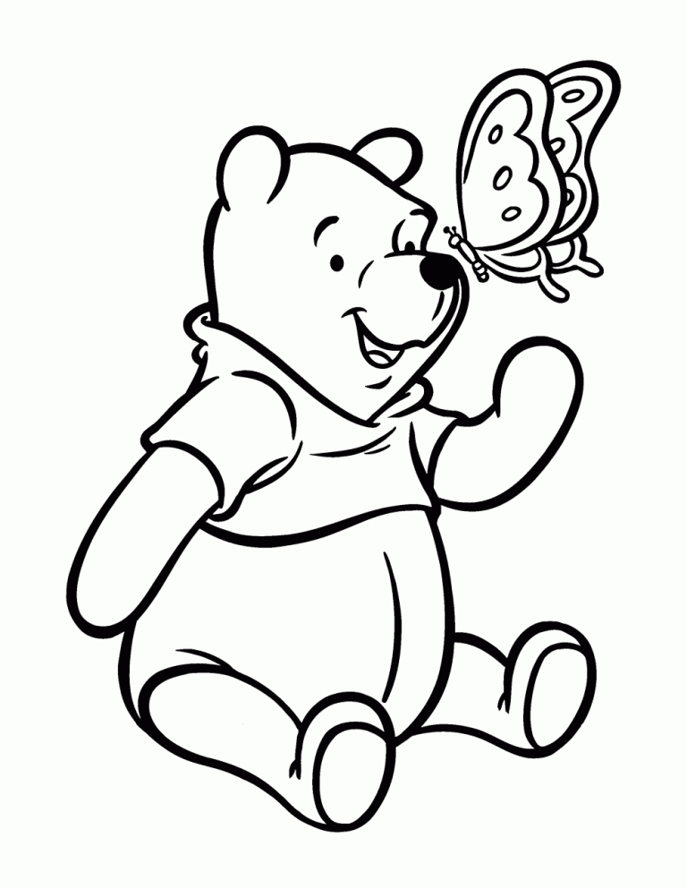 Pooh Coloring Pages To Print