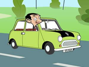 Car Mr Bean Coloring Pages
