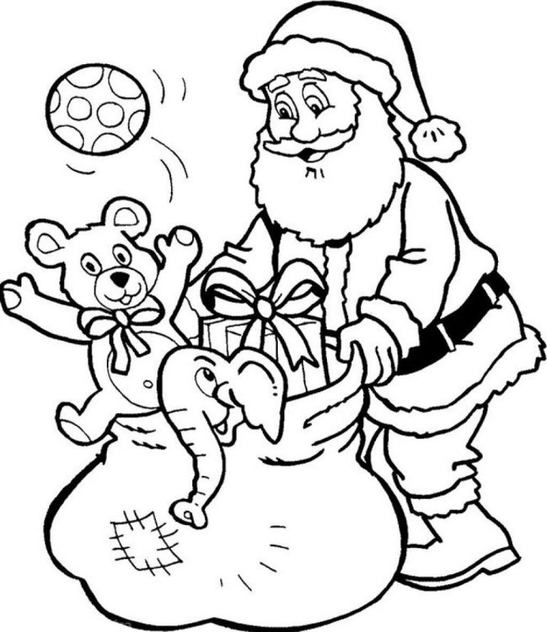 Printable Free Printable Santa Claus Coloring Pages