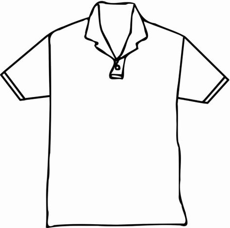 Blank T Shirt Coloring Page