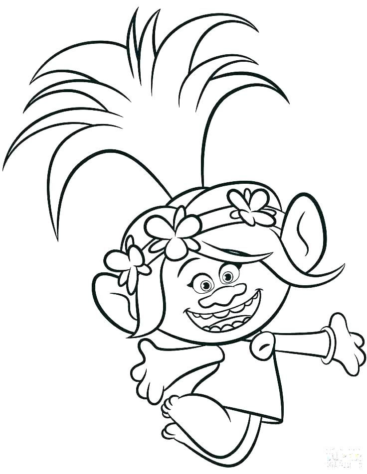 Trolls Coloring Pages Pdf