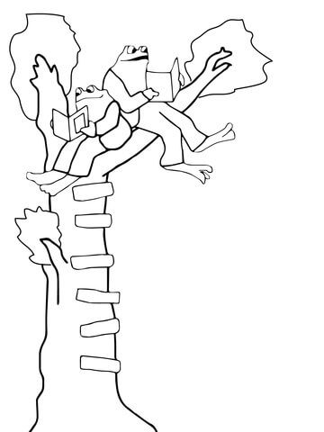 Frog And Toad Coloring Pages
