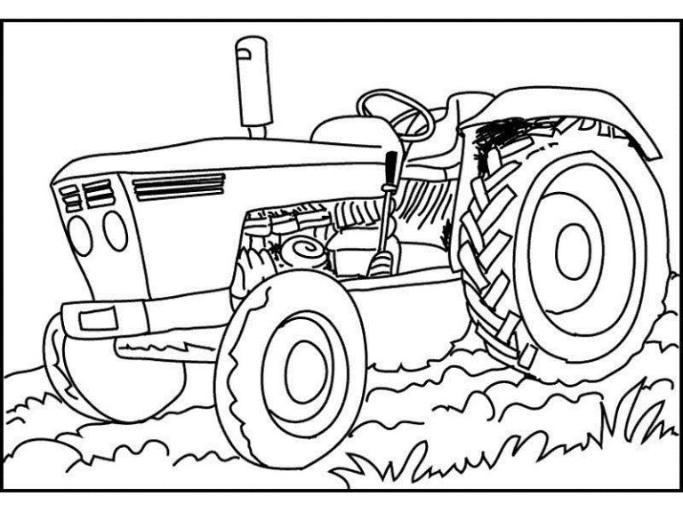 Farm Equipment John Deere Coloring Pages