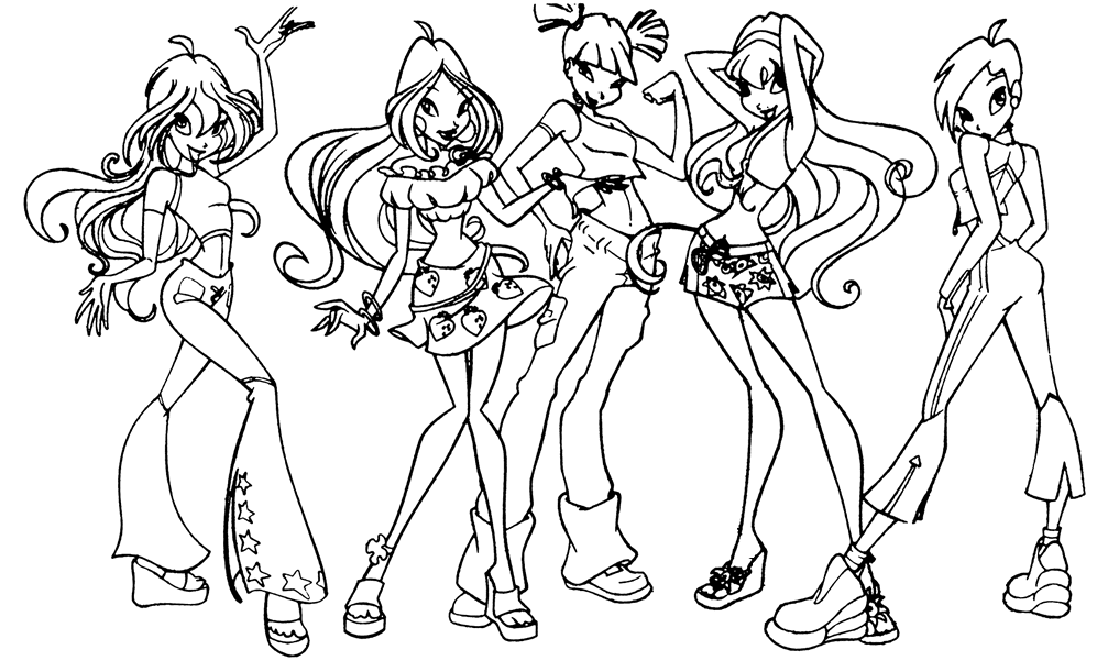 Winx Coloring Pictures