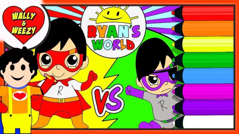 Superhero Ryan Toysreview Coloring Pages