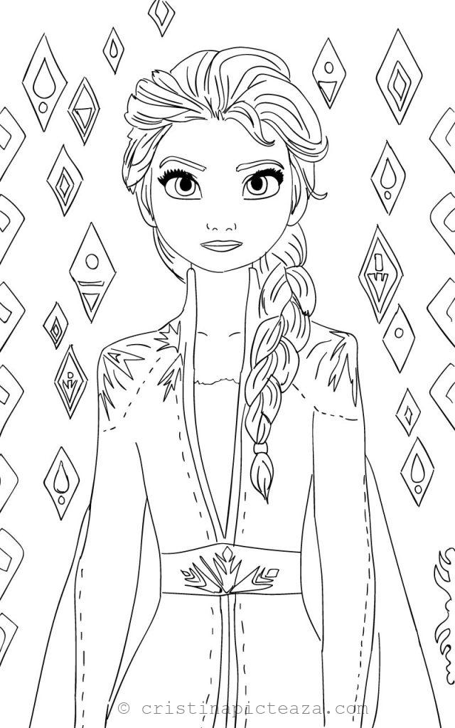 Free Printable Downloadable Frozen Coloring Pages